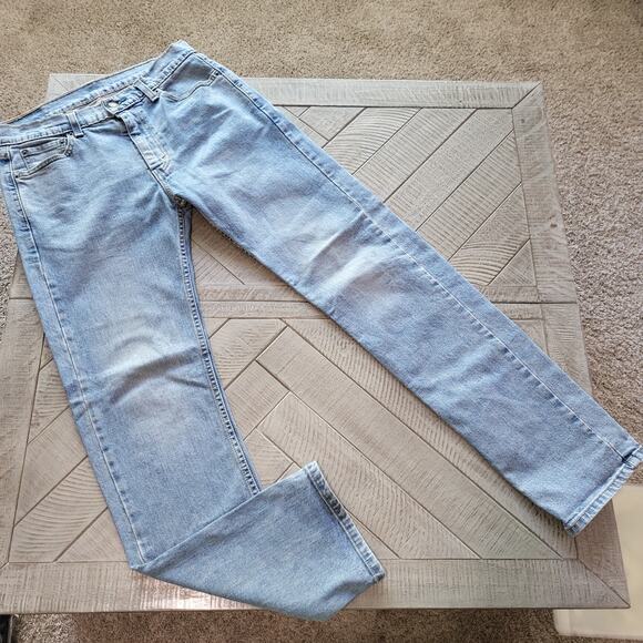 Levis Jeans Blue 505 Made In USA Denim Pants Light Wash - Picture 1 of 9